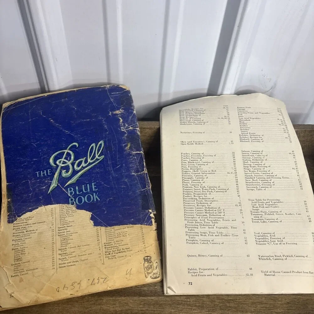 Vintage Canning Booklets-Ball And Hazel-Atlas Company